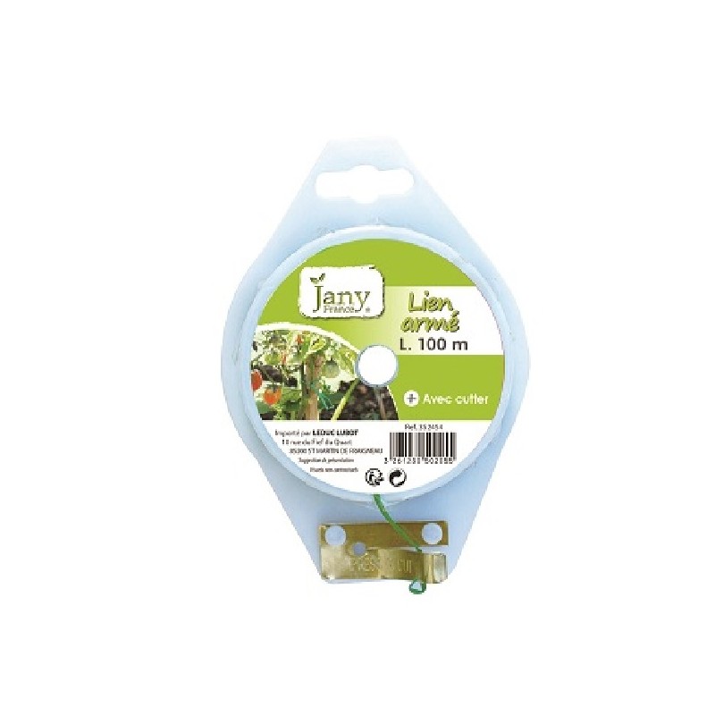 Lien Plastique Armé Vert