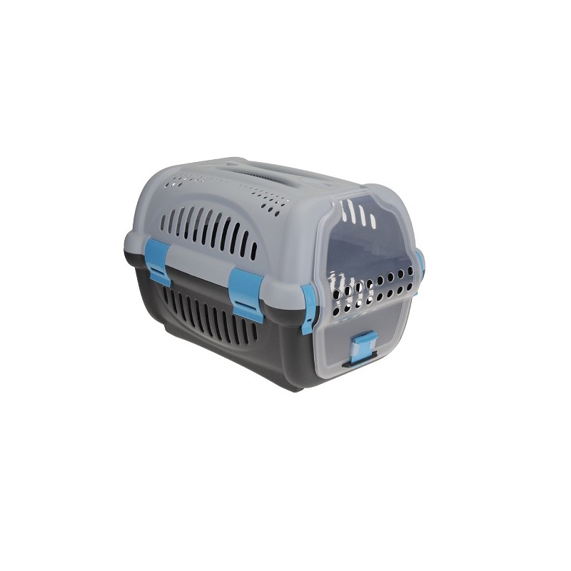 Cage de Transport Chien ou Chat ( Attache bleue )