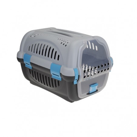 Cage de Transport Chien ou Chat ( Attache bleue )