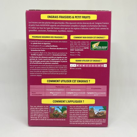 Engrais Fraisiers petits fruits ALGOFLASH 800g